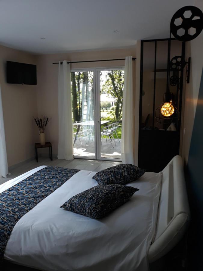 Bed and Breakfast Chambre D Hotes Du Pin Avec Spa Privatif Pey Exterior foto